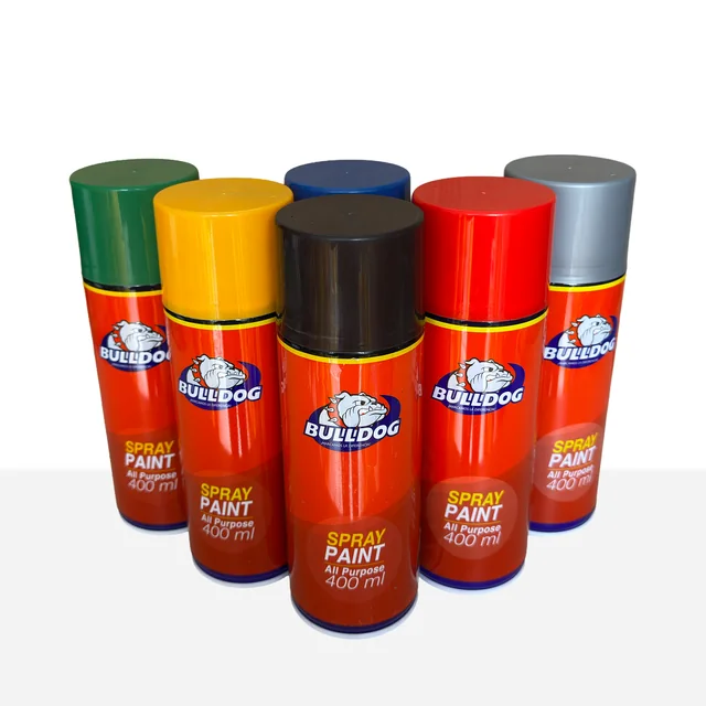 Pintura en aerosol Bulldog de 400 ml en varios colores